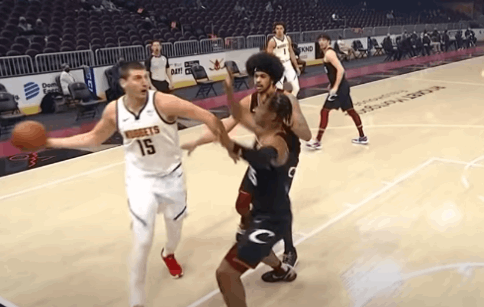 JOKIĆ I MAREJ 'RAZVALILI' <span style='color:red;'><b>KLIVLEND</b></span>: Džoker postigao sedmi 'TRIPL-DABL', Džamal ispisao ISTORIJU neverovatnom partijom (VIDEO)
